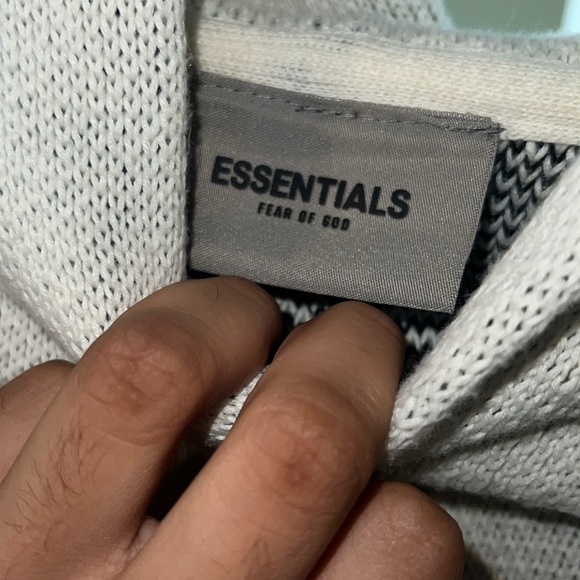 COPY - Essentials Knit hoodie Fear Of God - Picture 2 of 3